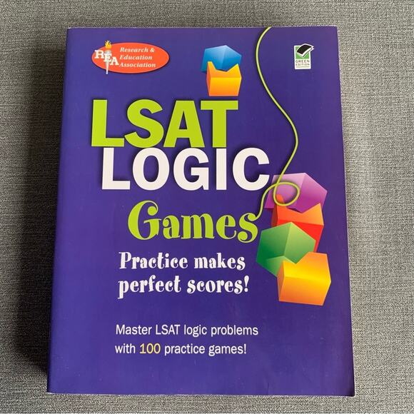 Research And Education Association LSAT Logic Games - Picture 2 of 4